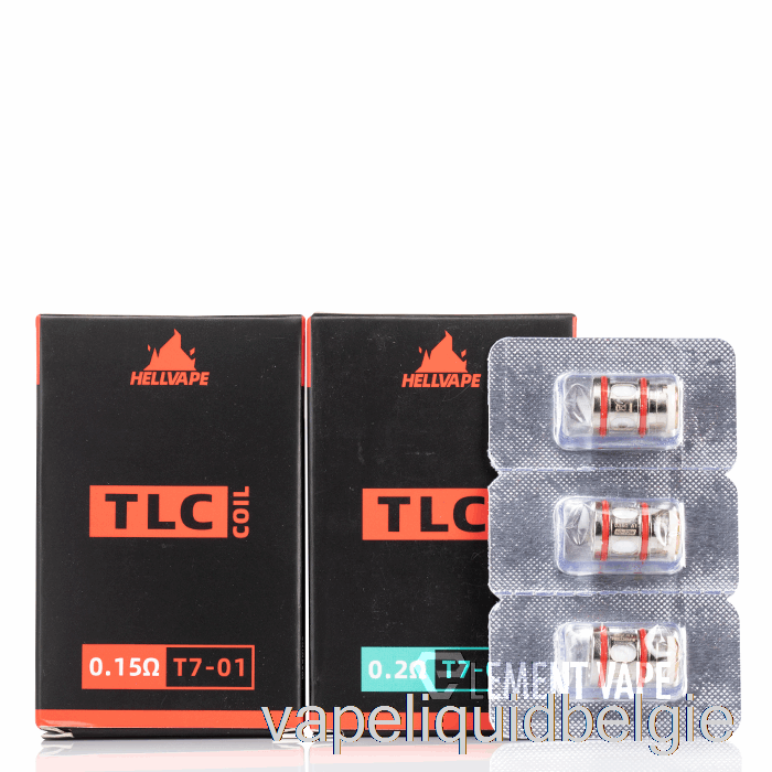 Vape Vloeistof Hellvape Tlc Vervangende Spoelen 0.2ohm T7-02 Spoelen